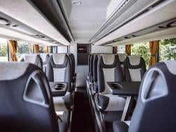 Interior onboard Setra bus 