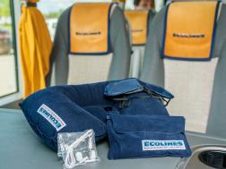 Дополнительные услуги в автобусах ECOLINES: подушки под голову, наушники 
