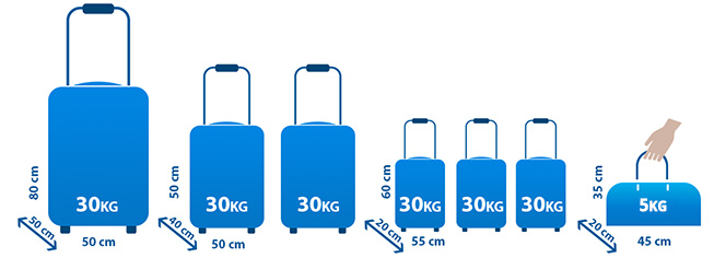 Trolley Bags Size Chart