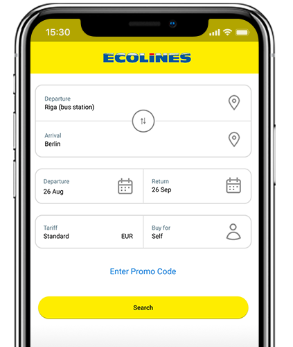 ECOLINES mobile Applikation